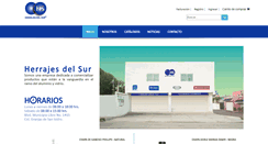 Desktop Screenshot of herrajesdelsur.com