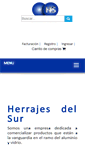 Mobile Screenshot of herrajesdelsur.com